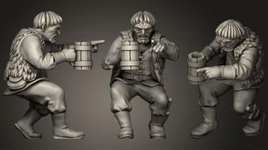 Figurines of people Patreons 3d model